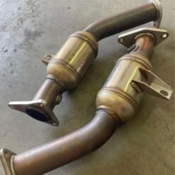 Aftermarket HKS Resonated Lower Downpipes for Q50/Q60 3.0T Part
