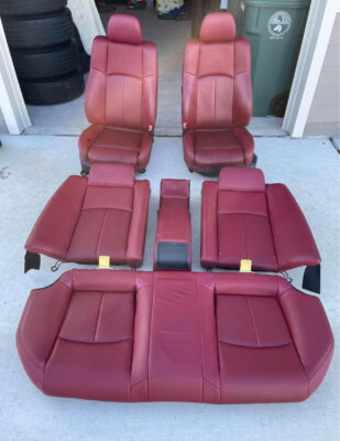 Monaco Red Anniversary edition seats