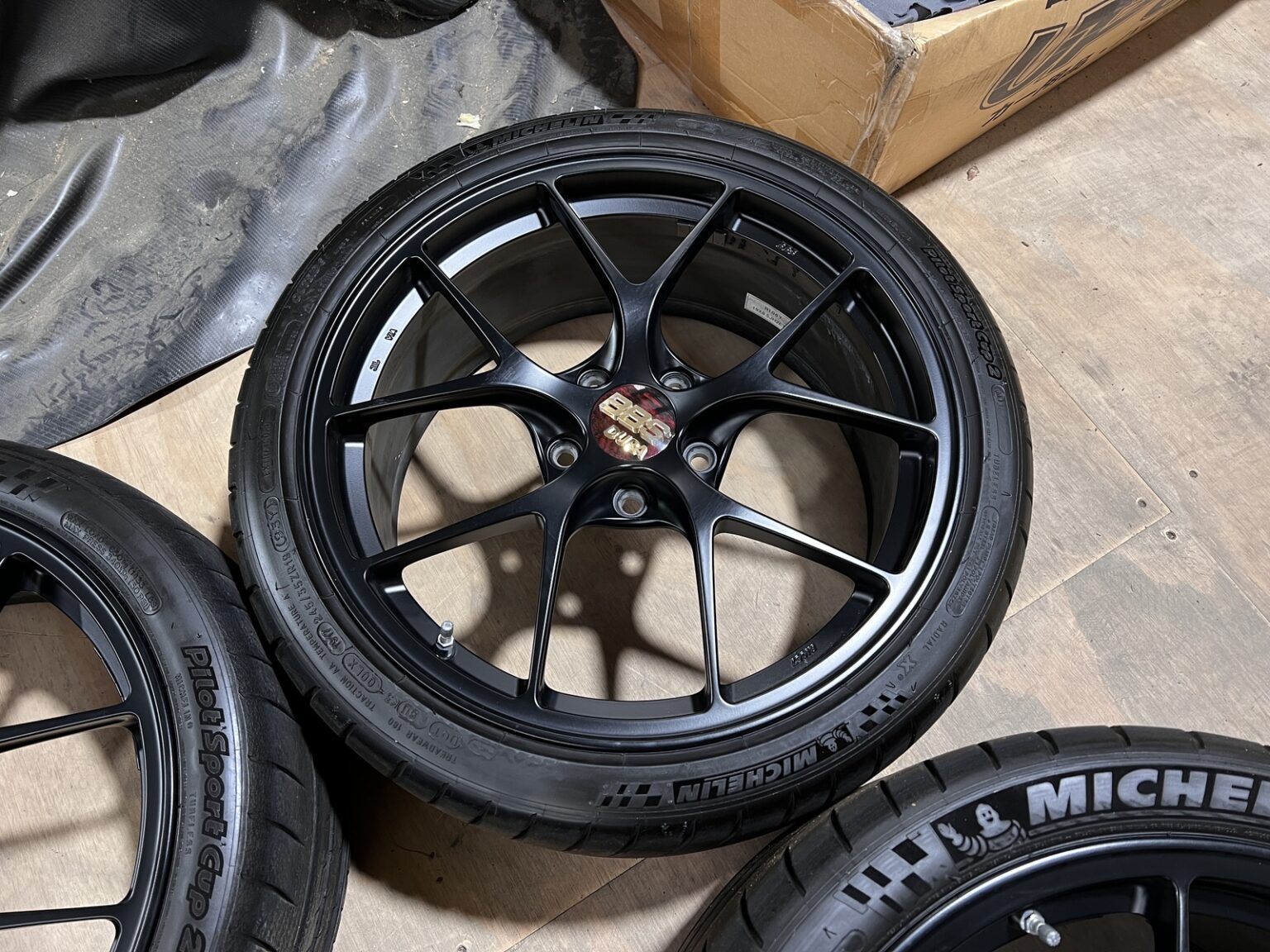 Used BBS Rims RI-D DURA Matte Black 19x8.5+51 / 20x11+48 5x120 ...